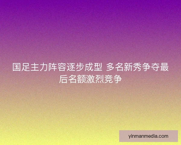 国足主力阵容逐步成型 多名新秀争夺最后名额激烈竞争